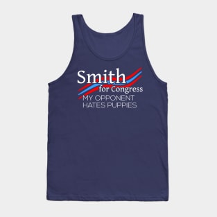 My Opponent Hates Puppies Tank Top